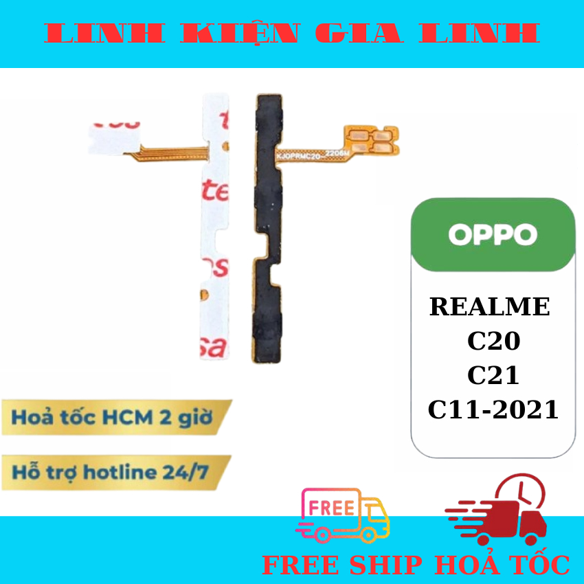 Dây Nguồn ON/OFF + Âm Lượng VOLUM OPPO REALME C20 /C21 /C11-2021