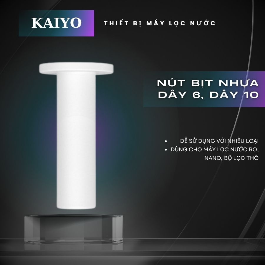Nút Bịt Nhựa Dây 6 Dây 10 Dùng Cho Máy Lọc Nước RO, Nano, Bộ Lọc Thô