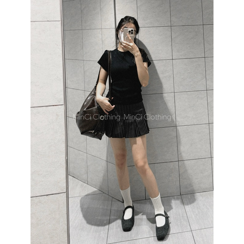 Chân Váy Kẻ Hack Dáng Form Xoè Có Quần Bảo Hộ Váy Ngắn Xếp Ly To Chất Tuypsy 2 Lớp Hàng L1 | BigBuy360 - bigbuy360.vn