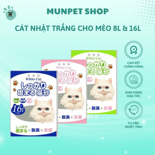   1 túi  Cát vệ sinh mèo Cát Nhật Trắng 8L & 16L 