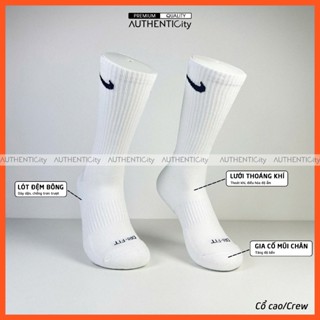 Tất Vớ Thể Thao Dri-fit Cổ Cao, Cổ Trung, Cổ Thấp Có Lớp Đệm Chống Trượt Và Bảo Vệ Chân