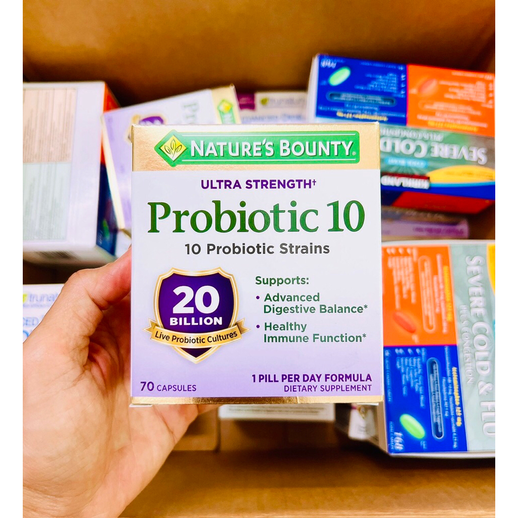 Hộp 70 viên Nature's Bounty Probiotic 10