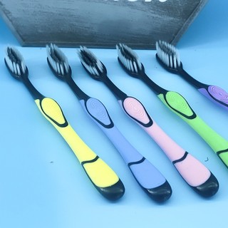 Set 5 Bàn chải đánh răng Hàn Quốc than tre hoạt tính Bossi