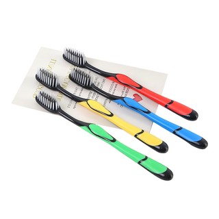Set 5 Bàn chải đánh răng Hàn Quốc than tre hoạt tính Bossi