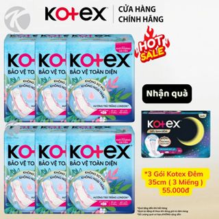 Combo 8 Gói Băng Vệ Sinh Kotex Khô Thoáng Mỏng Cánh 8 miếng [ Mẫu Mới ]