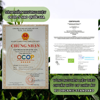 HỒNG TRÀ SHAN OCOP 5 ⭐️ QUỐC GIA - SHAN TUYẾT 1 TÔM 1 LÁ (100g)