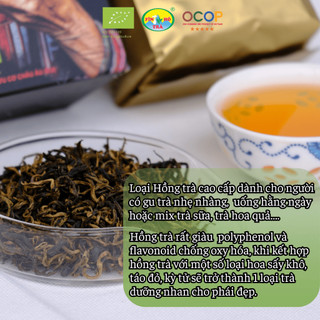 HỒNG TRÀ SHAN OCOP 5 ⭐️ QUỐC GIA - SHAN TUYẾT 1 TÔM 1 LÁ (100g)
