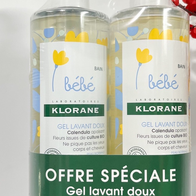 Sữa tắm gội Klorane cho bé Pháp 500ml (1 Chai)