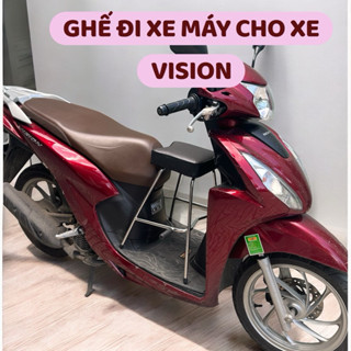 Ghế ngồi xe máy cho bé có đồ gác chân,dành cho xe tai ga vario ,click ,vision,SH mode, lead.