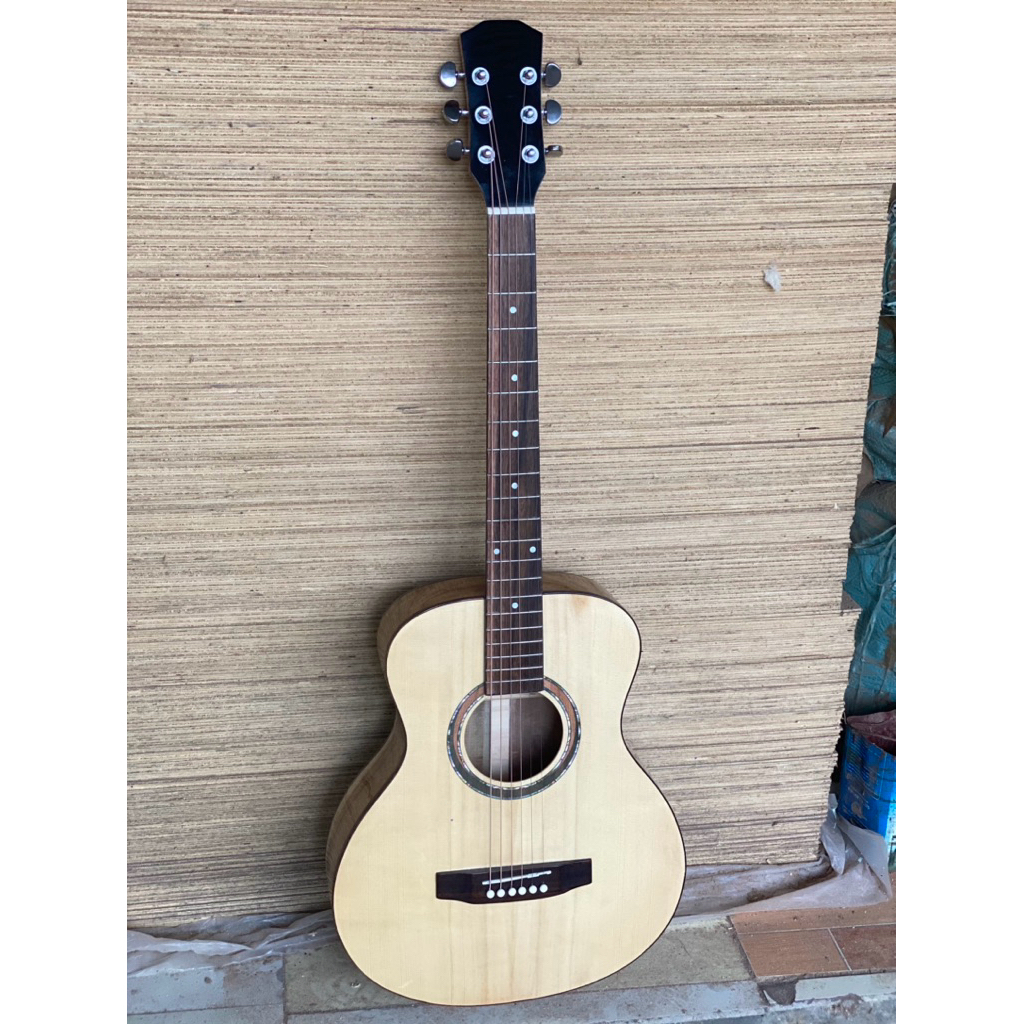 [Đàn Guitar MiNi] Đàn Guitar Acoustic Mini Full Gỗ Điệp, Size 38 Inch- TẶNG KÈM PHỤ KIỆN