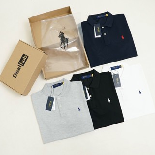 Áo Polo Basic Thêu Ngựa Vải Cotton Cao Cấp Nhãn Cổ Dệt RL Tem Vàng Ít Nhăn Form Âu Regular Fit