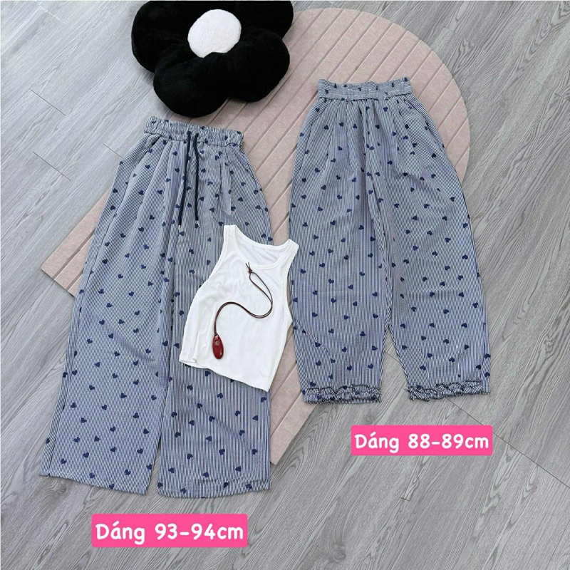 DÁNG NẤM - Quần Đũi Dáng Nấm Hoạ Tiết Kẻ Trái Tim Gấu Bèo Nữ JUDIE.Closet