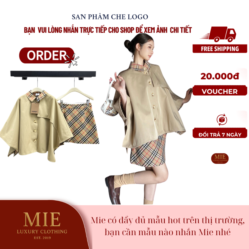 [ 𝐌𝐈𝐄 - 𝐋𝐔𝐗𝐔𝐑𝐘 𝐂𝐋𝐎𝐓𝐇𝐈𝐍𝐆 ] ORDER  SET Bur 25SsVintage 89420370