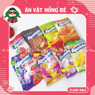  Kẹo béo cứng mềm ALPENLIEBE các vị DẠNG GÓI  trà sữa,kem sữa dâu nho sữa dâu xoài muối ớt  