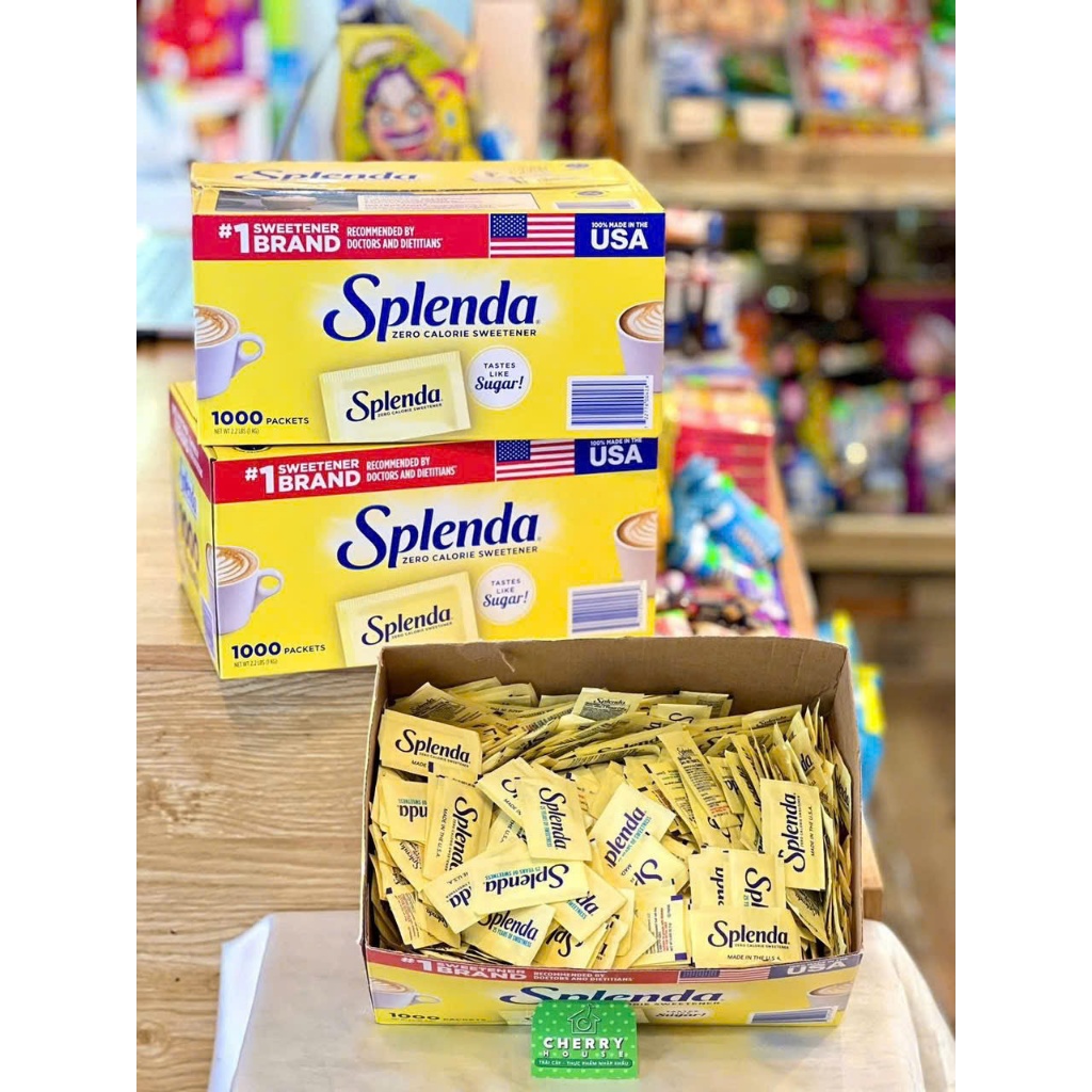 [7/2027] Đường Splenda Set 100 Gói(Đường Ăn Kiêng Dành Cho Keto Das)
