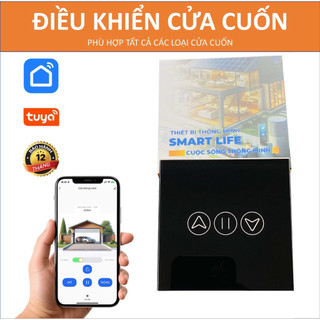 Công tắc cửa cuốn kết nối Wifi/Bluetooth TUYA - mặt vuông