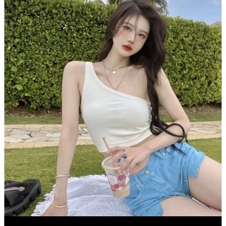 Áo ống trơn thun gân