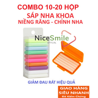  COMBO 10-20 HỘP - Sáp Nha Khoa Sáp Chỉnh Nha Cho Người Niềng Răng Sáp Giảm Đau Rát 