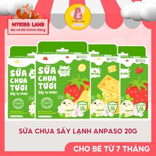 [DATE T7.2026] Sữa Chua Khô Sấy Lạnh ANPASO 20g – Bổ Sung Lợi Khuẩn Tự Nhiên - Cho Bé  Ăn Dặm Từ 7 Tháng Tuổi