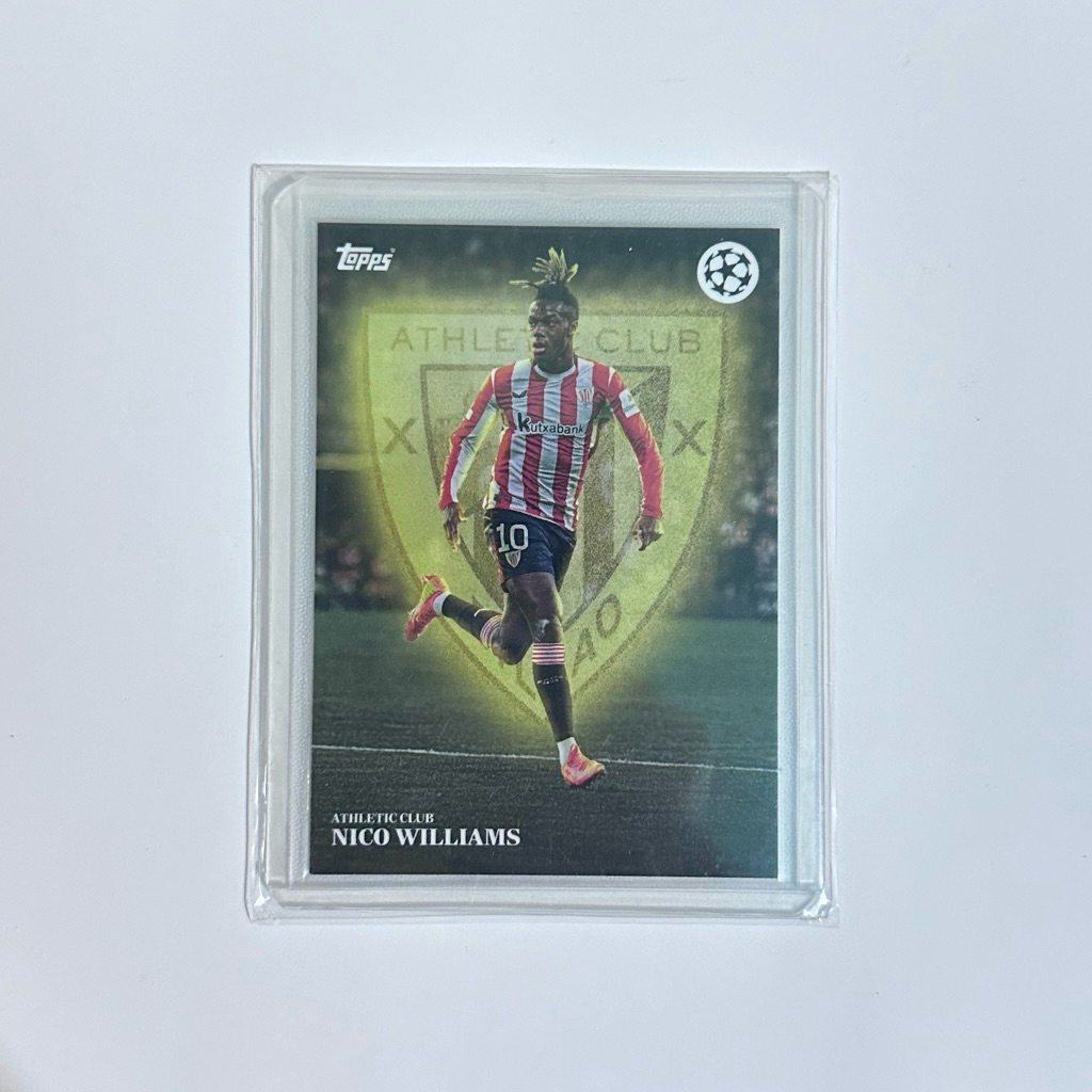 Thẻ cầu thủ bóng đá Nico Williams - Athletic Bilbao/ Tây Ban Nha/ Spain - Topps Simplicidad