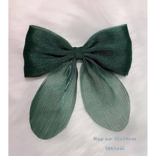 Kẹp tóc (cột) nơ tiểu thư chất tơ xước