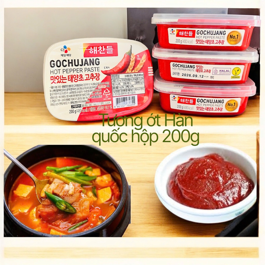 Tương ớt Hàn Quốc Gochujang (hộp 200g)