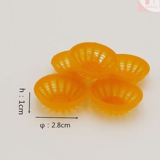 Rổ nhựa tròn tý hon trang trí nhà búp bê roombox