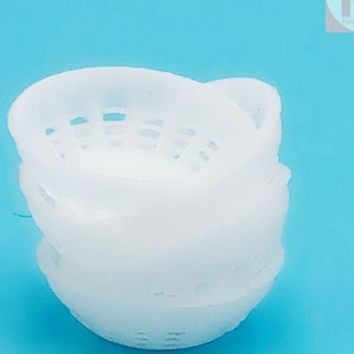 Rổ nhựa tròn tý hon trang trí nhà búp bê roombox