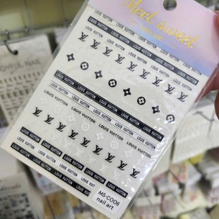 Sticker dán móng nail, miếng dán móng tay nhãn hiệu nổi tiếng TÂN BÌNH NAIL