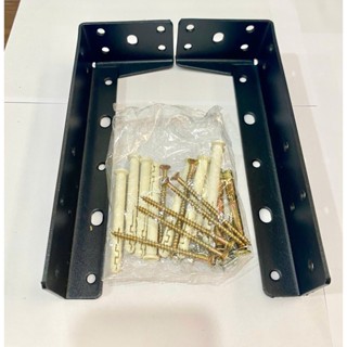 Bas treo kệ tivi lavabo, (Giá 1 đôi l 2 cái), Giá đỡ kệ chữ L tải trọng 350kg, Ke đỡ tủ treo tường