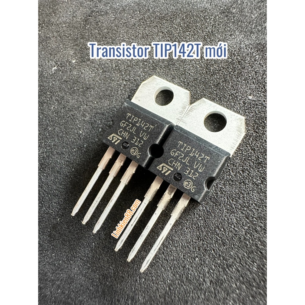 5 con TRANSISTOR Tip142 142 TIP NPN 100V 10A TO 220 mới chính hãng ST