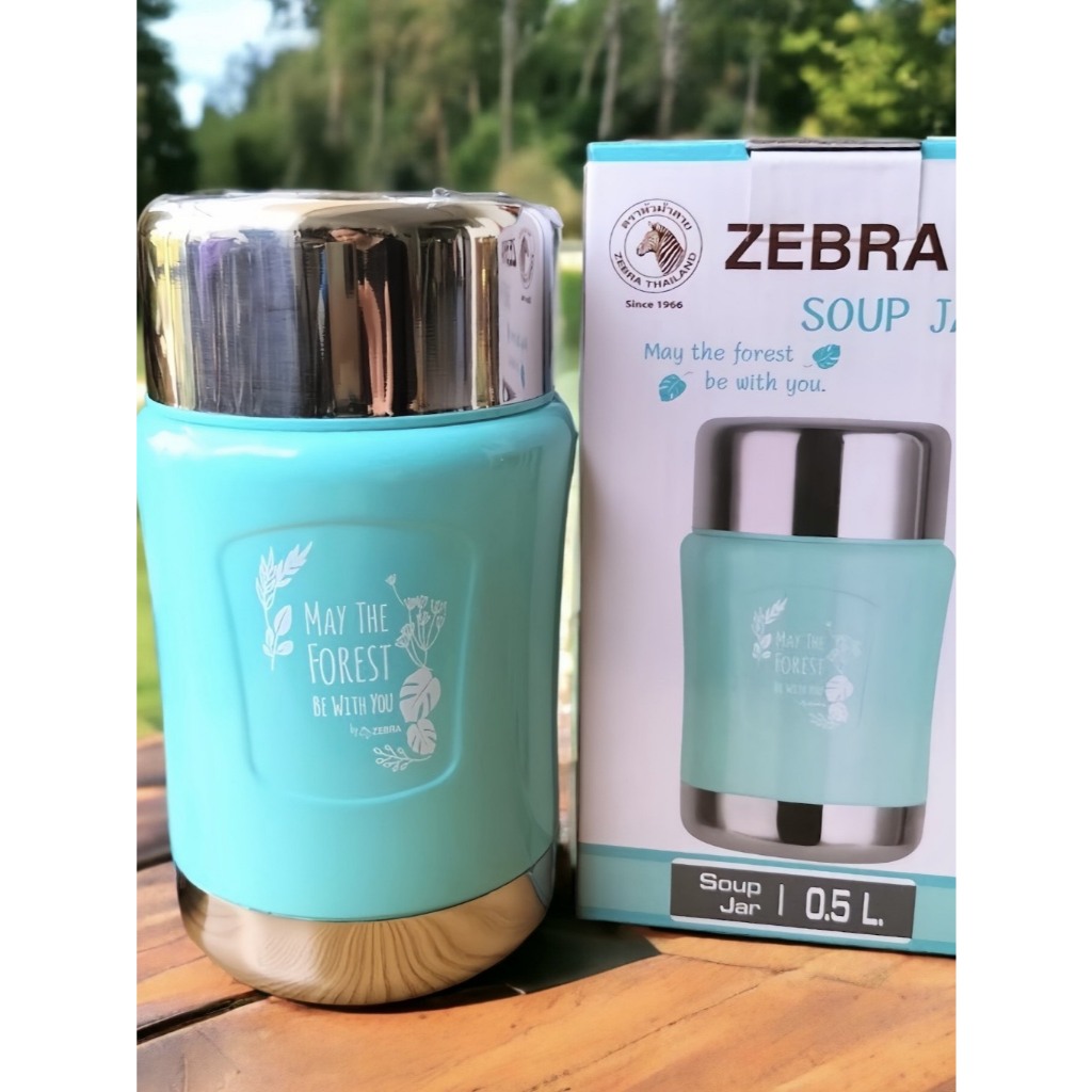 BÌNH GIỮ NHIỆT ĐỰNG CHÁO SÚP ZEBRA THAILAND