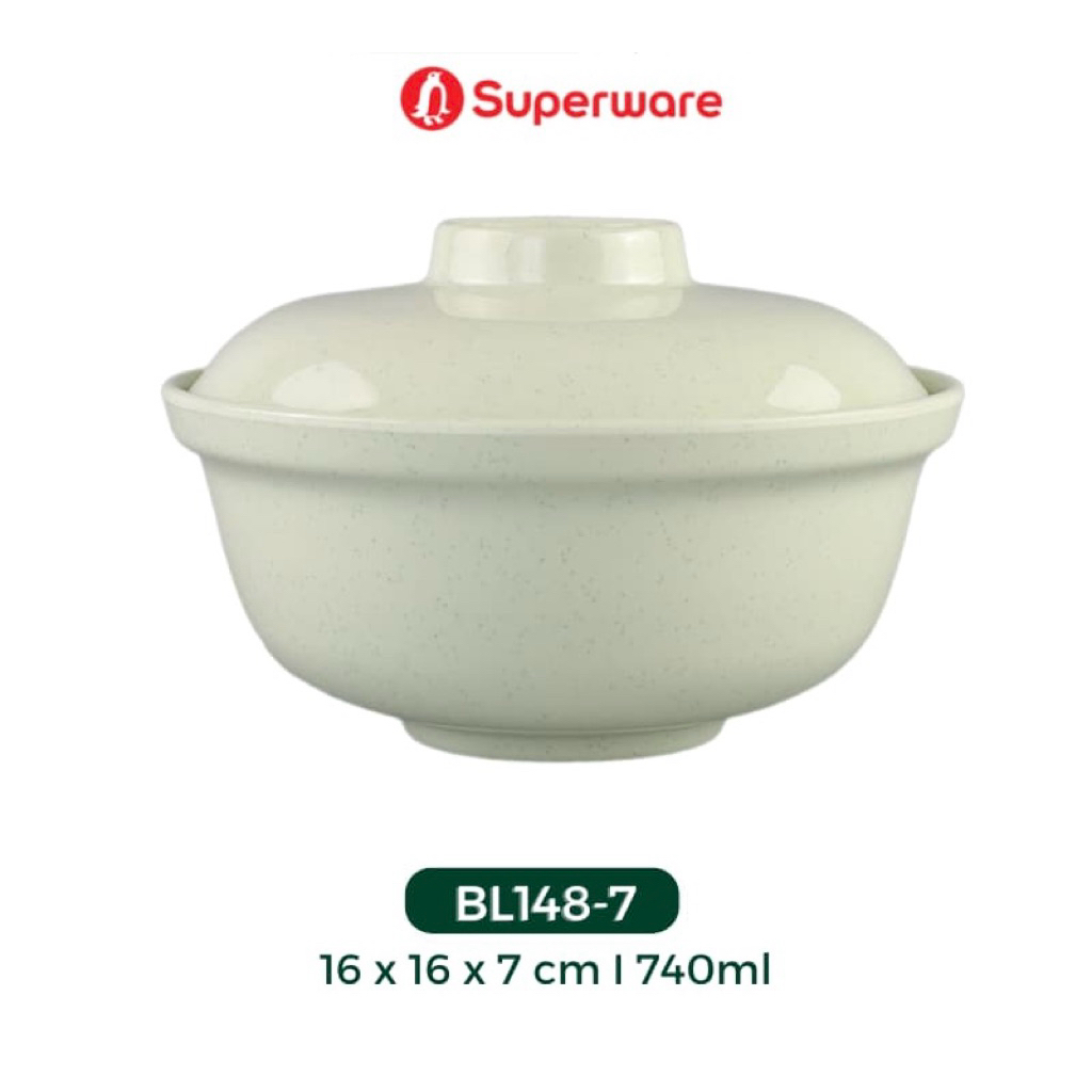 Bộ thố có nắp nhựa melamine cao cấp SUPERWARE THÁI LAN