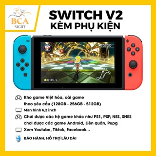 SWITCH V2 {MOD} Kèm phụ kiện đầy đủ, tải game theo yêu cầu