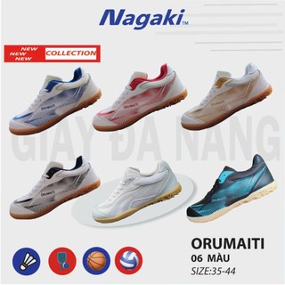   có kèm quà  Giày Nagaki Orumaiti- đế đa năng chơi pickleball bóng chuyền  cầu lông- cày sân bê tông 