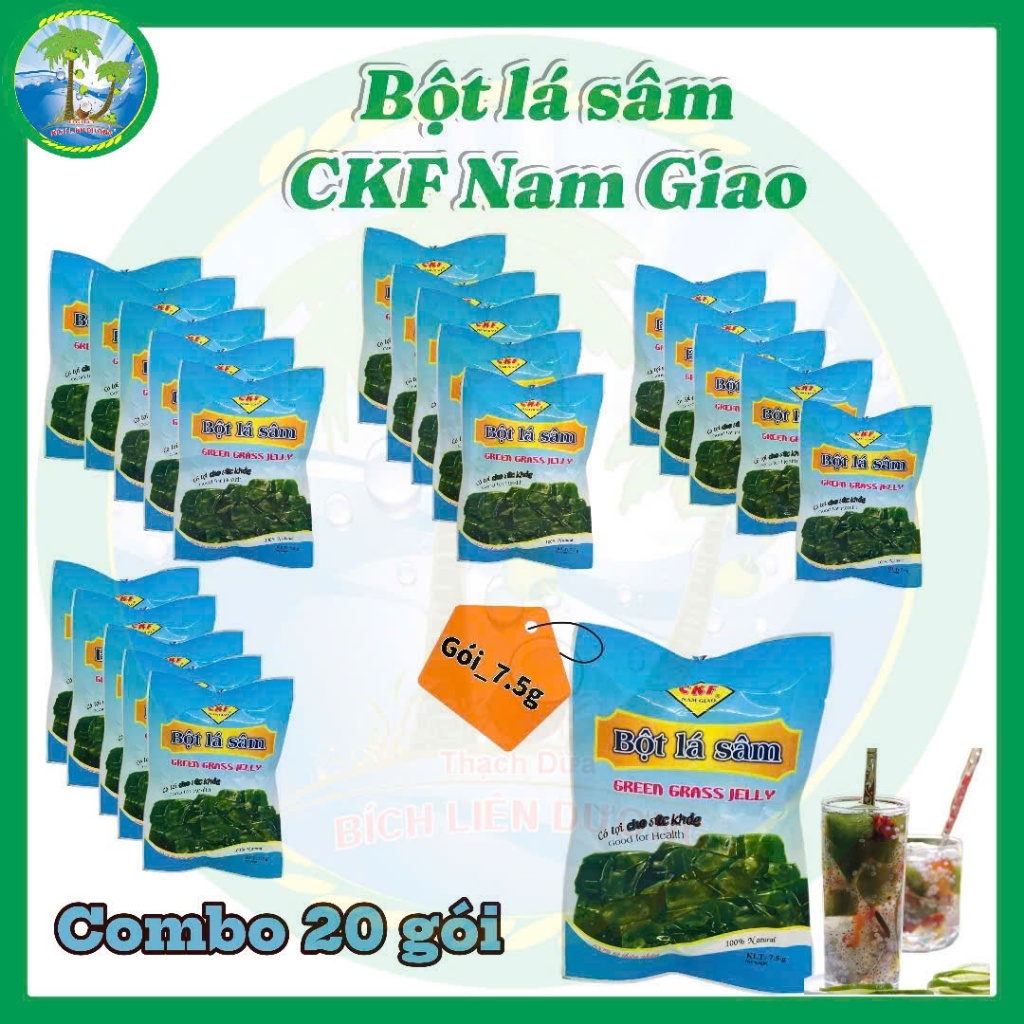 [Combo 20 gói] Bột lá sâm CKF nguyên chất 100%