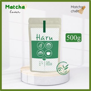  500g Bột matcha Haru nhập chính hãng Nhật Bản - pha matcha latte 