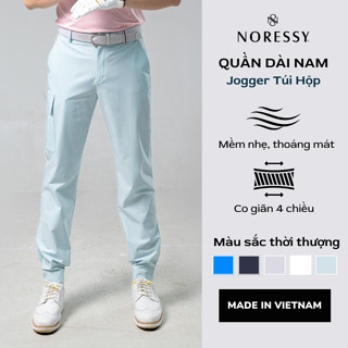 Quần Dài Nam Jogger NORESSY GOLF Vải Polyester Mềm Mại, Thoáng Mát, Chống Tia UV, Trẻ Trung PTM0032