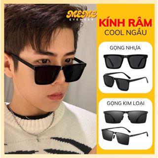 Kính râm đi đêm ngày thời trang nam nữ chống uv nắng chống chói lóa đèn xe cá tính gọng vuông hàn quốc ngầu M3