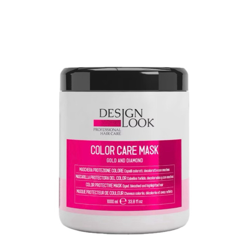 (CHÍNH HÃNG) Mặt nạ phục hồi chăm sóc tóc nhuộm Design Look Color Care Mask Gold And Diamond 1000M