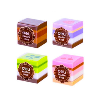 Combo 4 chiếc gôm tẩy màu Deli BÁNH NGỌT EH302 SIÊU CUTE - GIAO MÀU NGẪU NHIÊN