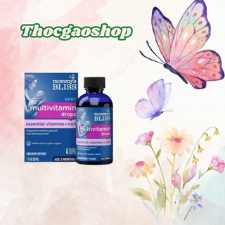   Thóc Gạo Shop  Siro bổ sung Mommy Bliss Baby Multivitamin with iron 30ml bổ sung vitamin và sắt cho bé 