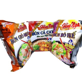 (set 2 gói) Bún Cá Cay, Bún Bò Huế, Bún Giò Heo Hằng Nga Acecook