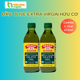 Dầu Olive Extra Virgin Hữu Cơ Bragg 473ml Mani