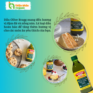 Dầu Olive Extra Virgin Hữu Cơ Bragg 473ml Mani