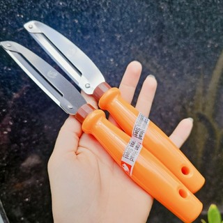 COMBO 5 Dao Bào KiWi Chính Hãng Cán Cam 22cm. Dao Bào Vỏ củ Quả 2 Lưỡi KIWI