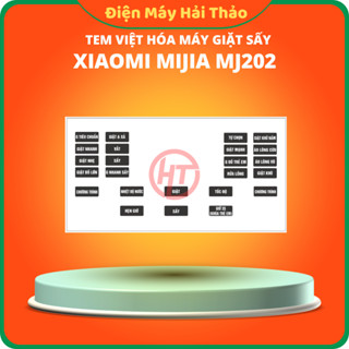  Tem việt hóa máy giặt sấy Xiaomi Mijia MJ202 