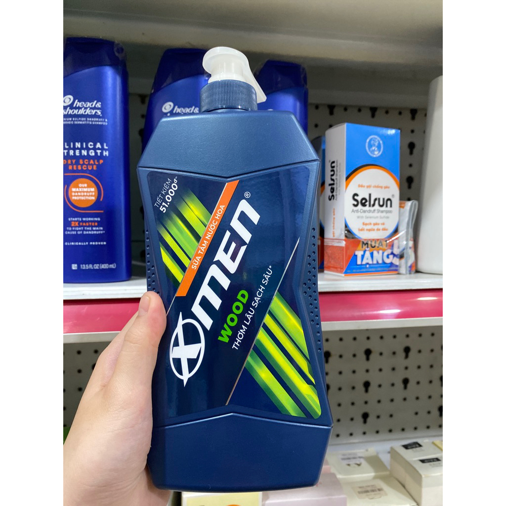 Sữa tắm Xmen Wood 650g