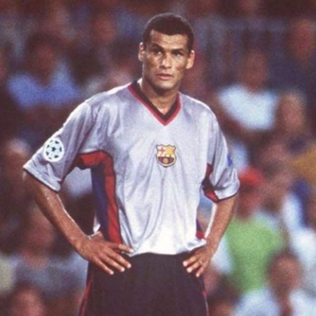 Áo bóng đá retro Barcelona sân khách 1998 - Chất vải cotton polyester nhập khẩu cao cấp