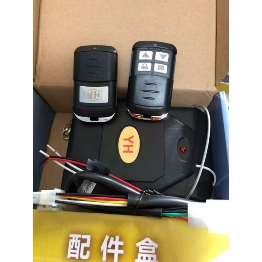 Hộp Nhận Cửa Cuốn YH, Hộp Điều Khiển Cửa Cuốn YH Tay Khiển Mã Gạt Tần Số RF433